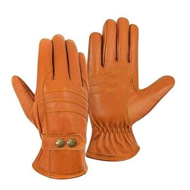 Cycling Outdoor Warm Touch Screen Suede Genuine Leather Gloves