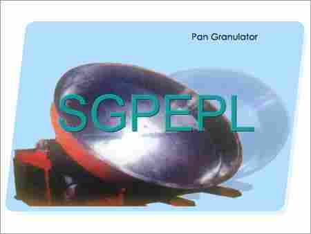 Pan Granulator (Continuous Type)