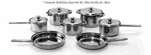 12 Pcs. Cookware Set with Stainless Steel Handle