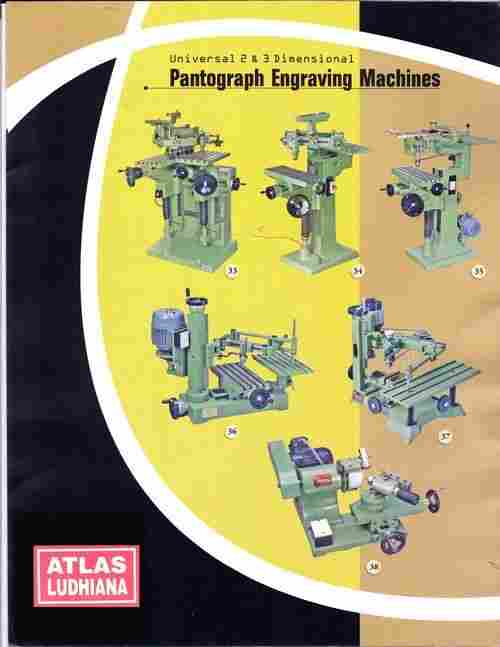 Pantograph Letter Engraving Machine