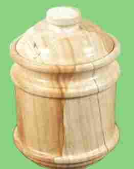 Handcrafted Fancy Teak Wood Urn