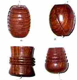 Fancy Polished Wooden Beads