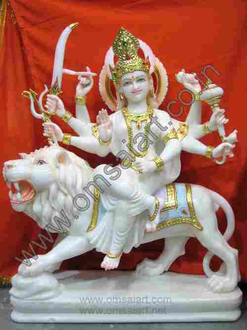 Marble Statue Of Durga