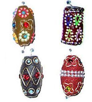 Vary Multicolor Stone Studded Beads