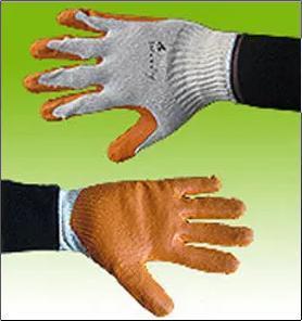 Various Colors Are Available Coated Nylon Knitted Glove