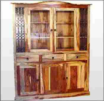 Wooden Glass Door Cabinet