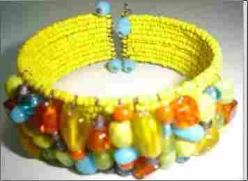 Round Shape Beaded Bracelets 