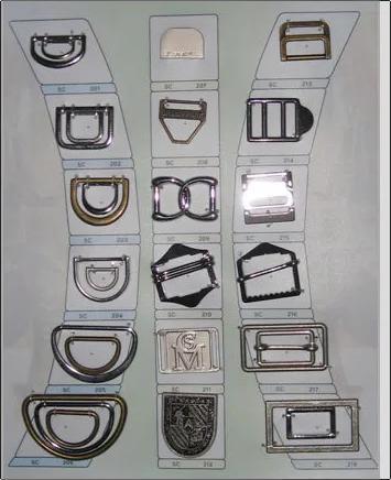 Various Colors Are Available Designer Label Buckle For Belts