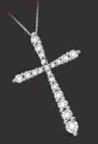 Christian Cross Diamond Pendant