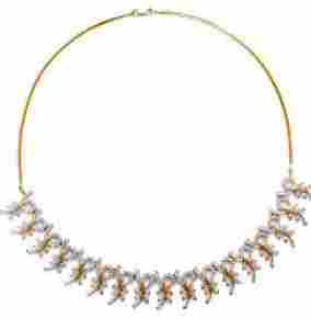 Designer Yellow Gold Necklace