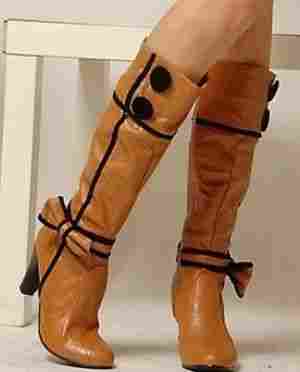 Ornamental Spinous Ladies Boot