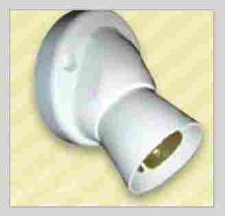 White Electrical Bulb Holder
