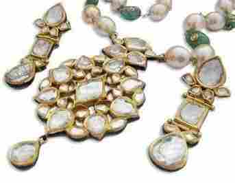 Designer Diamond Beaded Necklace set