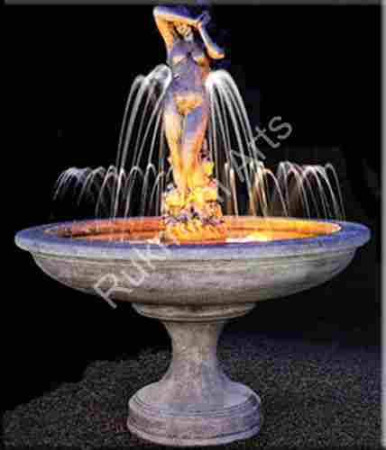 DECORATIVE CARVED MARBLE FOUNTAIN