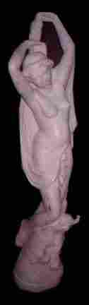 STANDING LADY MARBLE STATUE