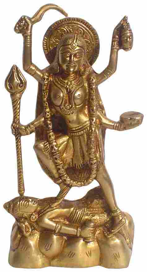 Antique Goddess Kali Statue