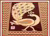 Peacock Design Single Bedsheet