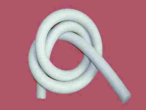 Plain White Rubber Foam Cord