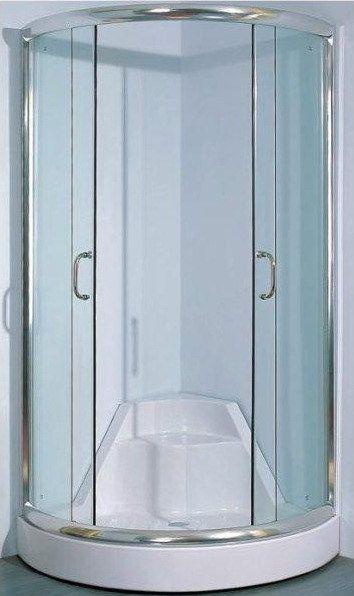 White Sturdy Construction Shower Cabinet