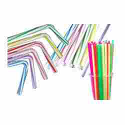 Striped And Colorful Disposable Straws