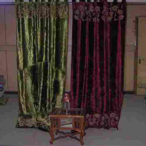 Shaded Applique Work Curtains