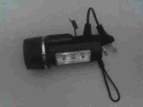 Black Color LED Rechargeable Flashlight