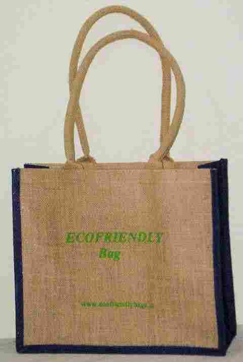 Burlap Shopping Bag