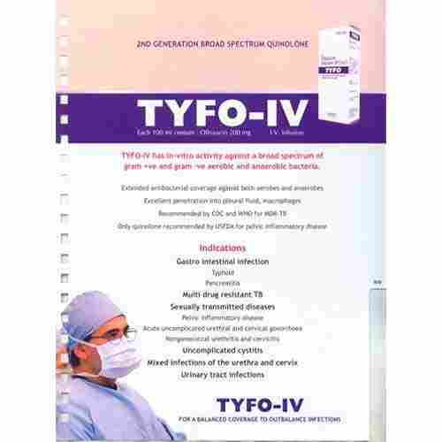 Pharmaceutical Tyfo Iv Injection