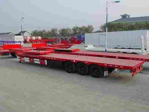 Semi-Trailer For Transporting Container