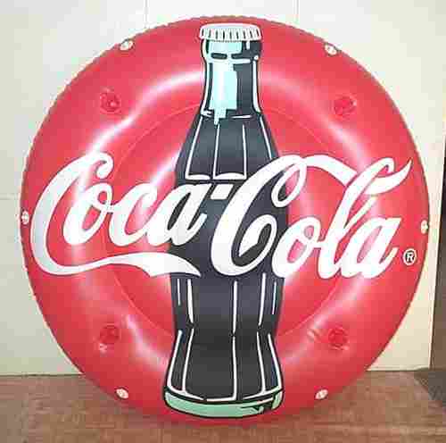 Printed Inflatable Coke Island