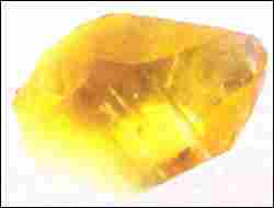 Yellow Colour Cut Stone