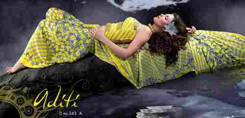 Printed Synthetic Sarees