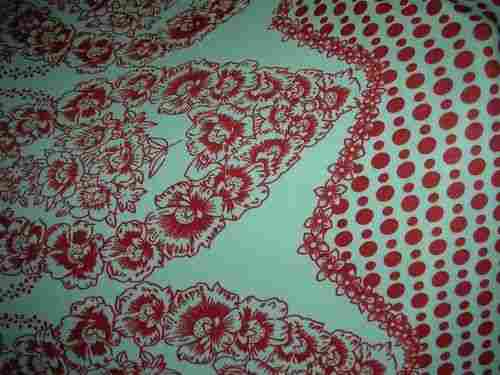 Knitted Spandex Printed Fabric