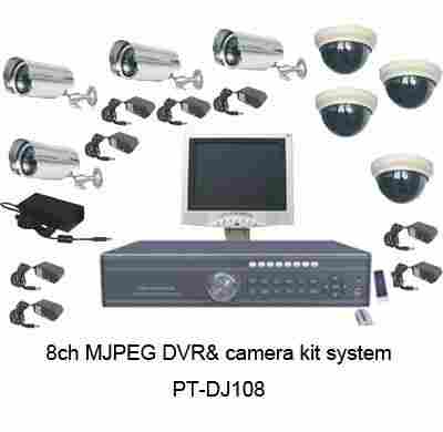 8Ch Network DVR & Camera CCTV System Kit