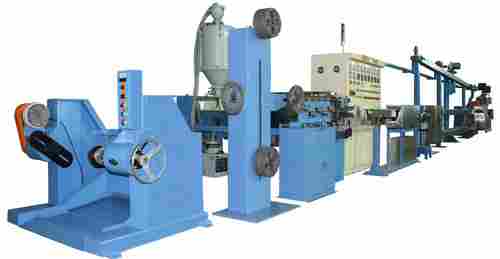 Double Head Pay Off Cable Extrusion Machinery
