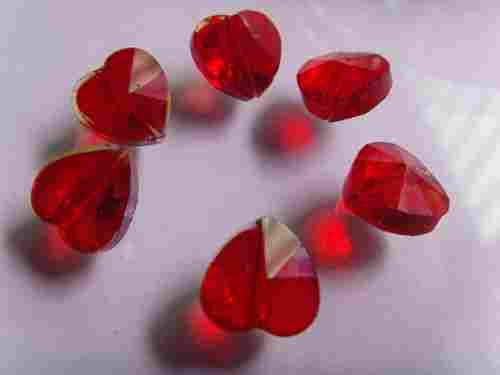 Heart Shape Crystal Beads