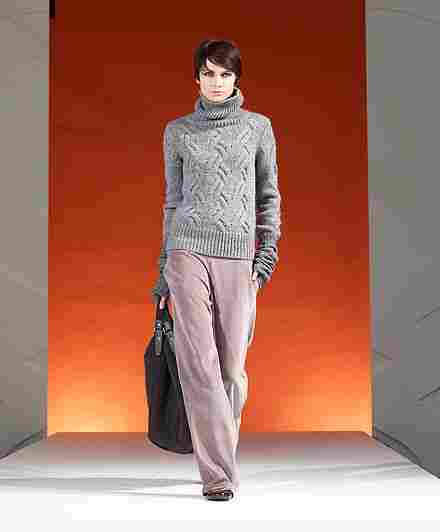 Grey Colour Ladies Sweater