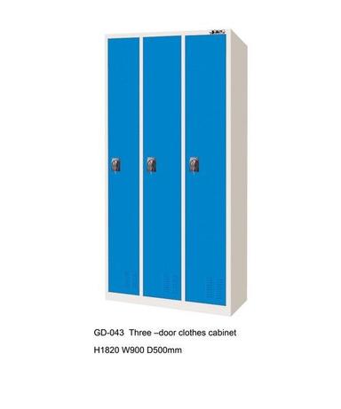 Various Colors Are Available Three Door Clothes Cabinet