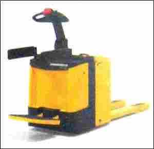Electric Pallet Truck With Stand On Platform