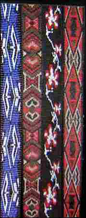 Multi-Color Narrow Woven Laces