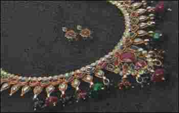 Designer Polki Necklace Set