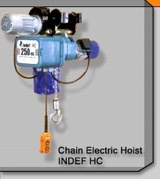 INDEF ELECTRIC CHAIN HOIST