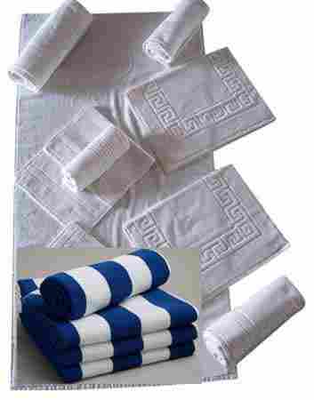 Soft White Hotel Towels