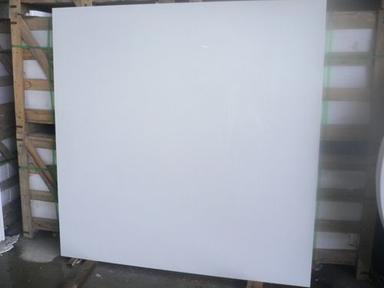Super White Crystallized Glass Panel With Hole