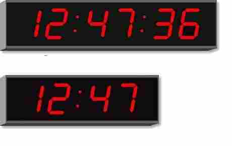 LED/FND Digital Clock and Wall Clock Display