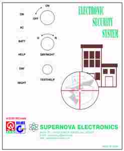 Electronic Security System (Wire Base & Wireless)