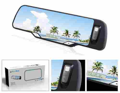 Car Bluetooth Mirror With Caller Id Display 