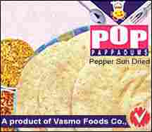 Pepper Sun Dried South Indian Pappadam