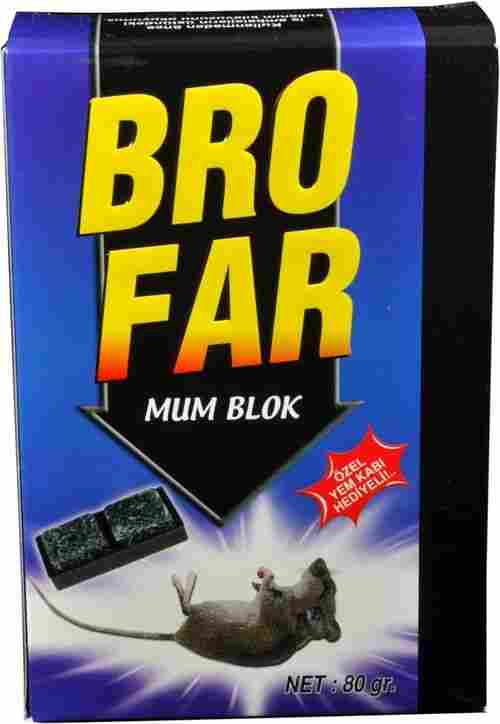 Brofar Wax Block Rat Poison