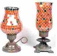 Fiery Hurricane Candle Holders